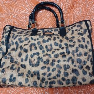 Lilly Pulitzer Straw Bag - Animal Print